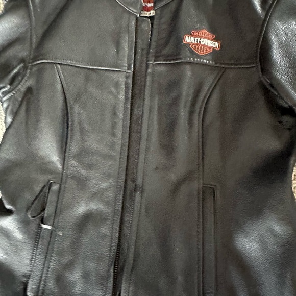 Leather Harley Davidson jacket size small - Picture 2 of 7